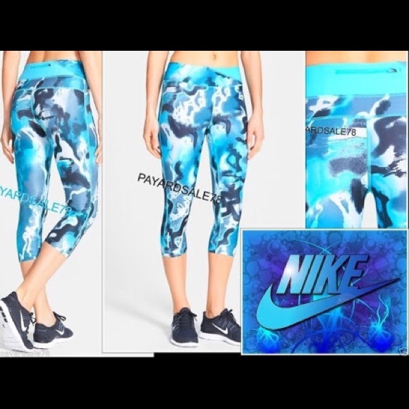Nike dri-fit workout crop leggings