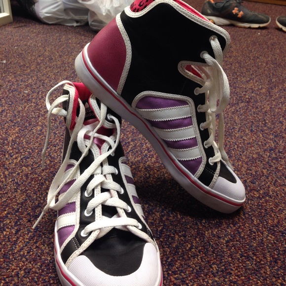 Girls adidas high tops