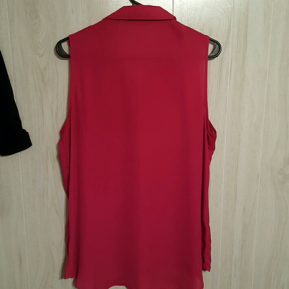 Pink button down blouse - Picture 2 of 2