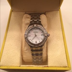 Invicta pearl faced watch