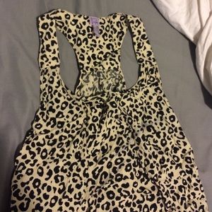 Cheetah print tank top!
