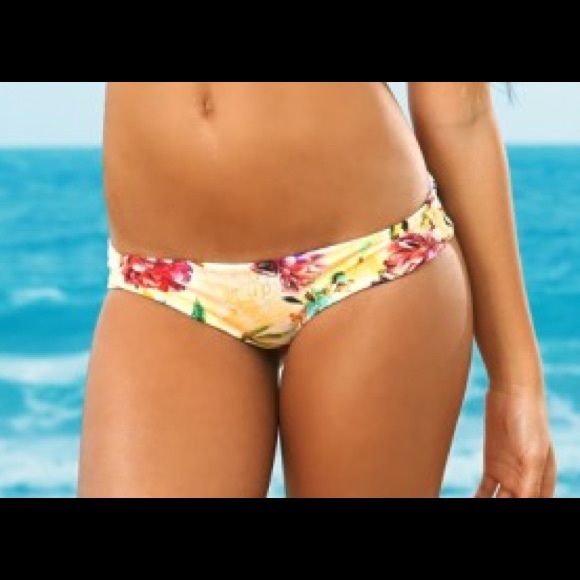 NWT Orchid Label Floral print bikini bottom