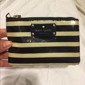 Kate Spade Stripes coin purse!
