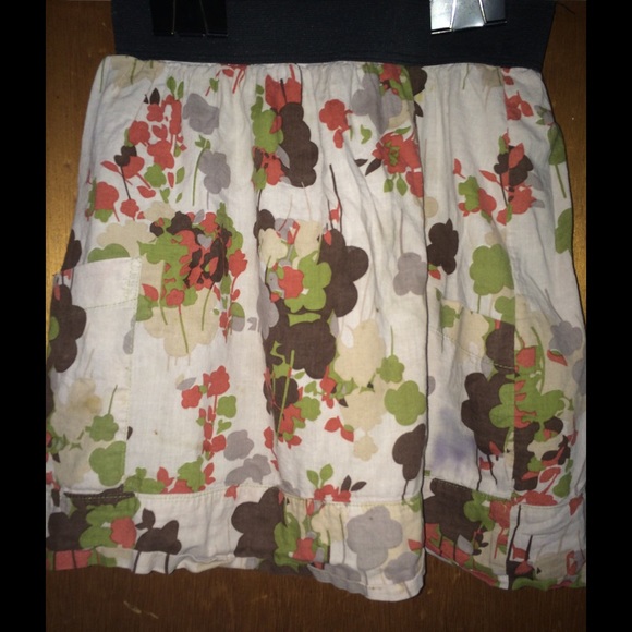 Knee high skirt.