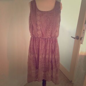 Lace casual dress