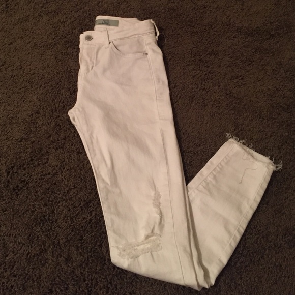 TOPSHOP Moto Leigh White Jean