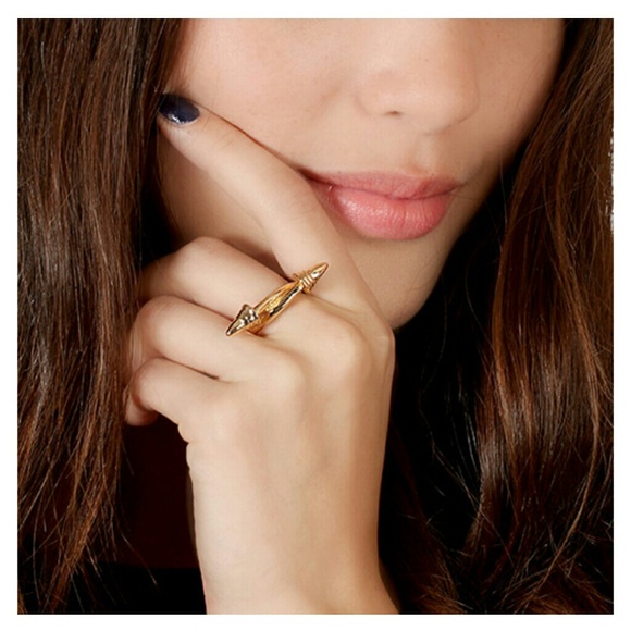  HP (NWOT) EDGY SPIKE RING - Picture 3 of 3