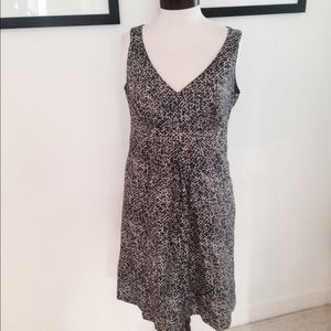 Grey print dress