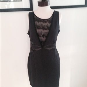 Black cocktail dress