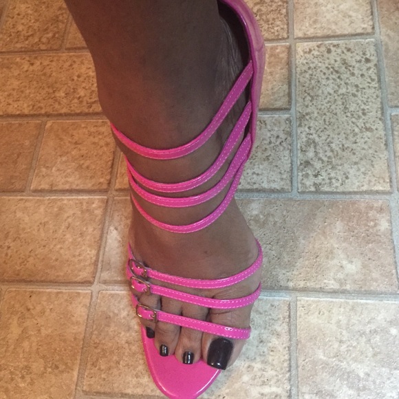 Pink heels