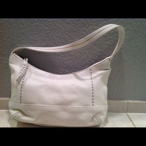 "THE SAK" WHITE REAL LEATHER PURSE