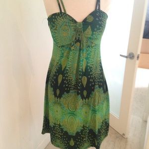 Green beach dress