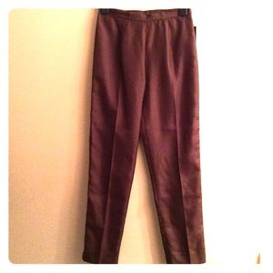 FINAL NWT Victor Costa Silky Lined Dressy Slacks 4