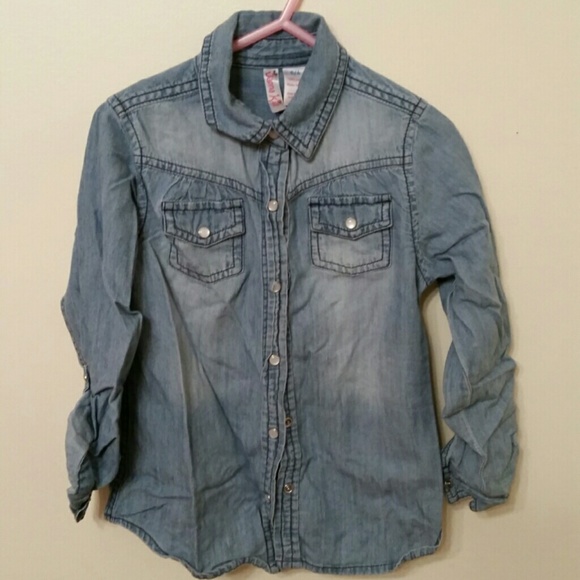 Girls Denim Shirt