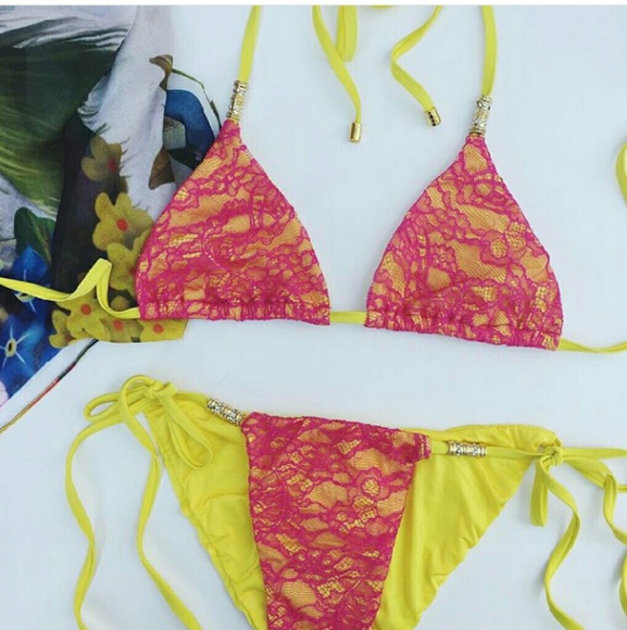 New Beach Bunny Isle Love You 2PC Bikini Set