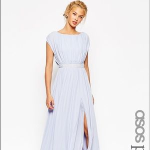 ASOS PETITE Lavender Purple Goddess Maxi Dress