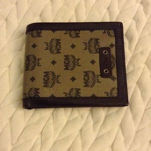 Original vintage MCM brown wallet