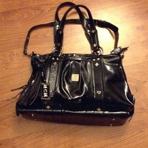 MCM black handbag