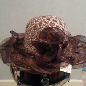 Brown & Cream Hat