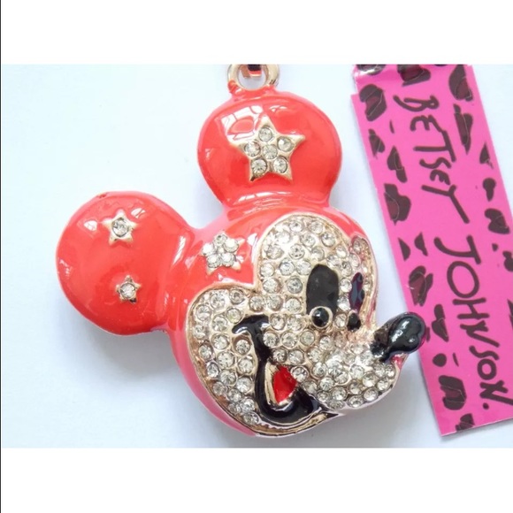 CLOSE OUT SALE TODAY Betsy Johnson Mickey Necklace