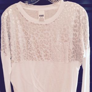 PINK long sleeve tshirt XS
