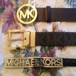 Authentic MK Belts