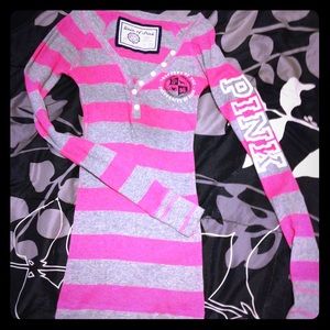 PINK long sleeve shirt.