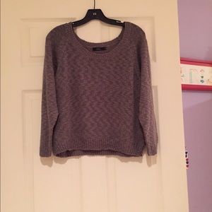 Cropped Knit Sweater