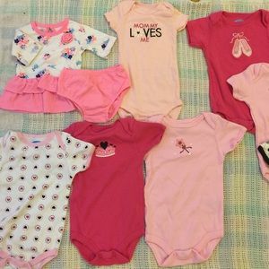 Baby girl pretty in pink NB-9month