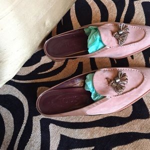 Tod's Petal Pink .5" Mules