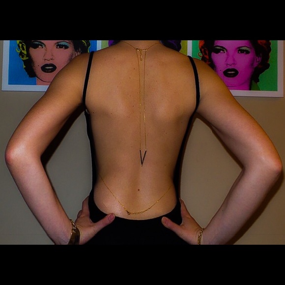 Reversible Chain Bralette by Me! AKZNYC - Picture 2 of 4