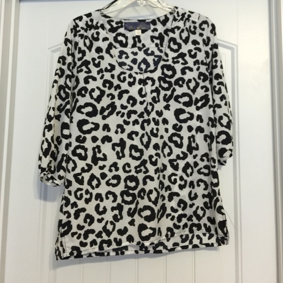 Boutique leopard print tunic