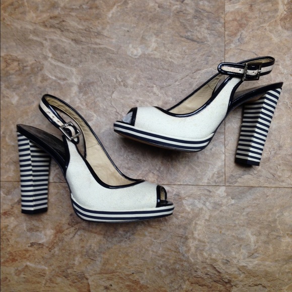 Michael Kors Sofia Sling Back Canvas