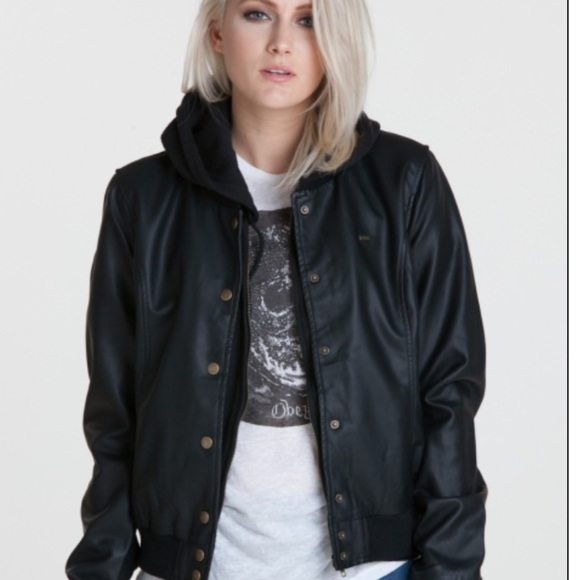 Obey Jackets & Blazers - FLASH SALE! Obey varsity lover jacket