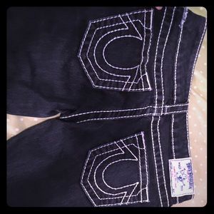 Skinny black true religion jeans