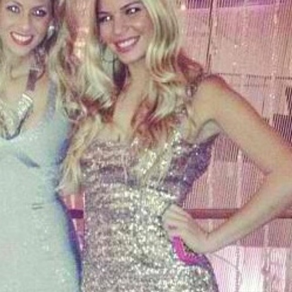 Dresses & Skirts - COPPER GOLD SEQUIN DRESS