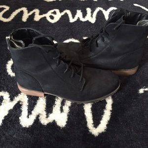 Black ankle boots
