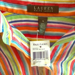 NEW Ralph Lauren button up; M