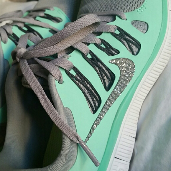Nike Shoes - Swarovski Crystal Nike Free 5.0