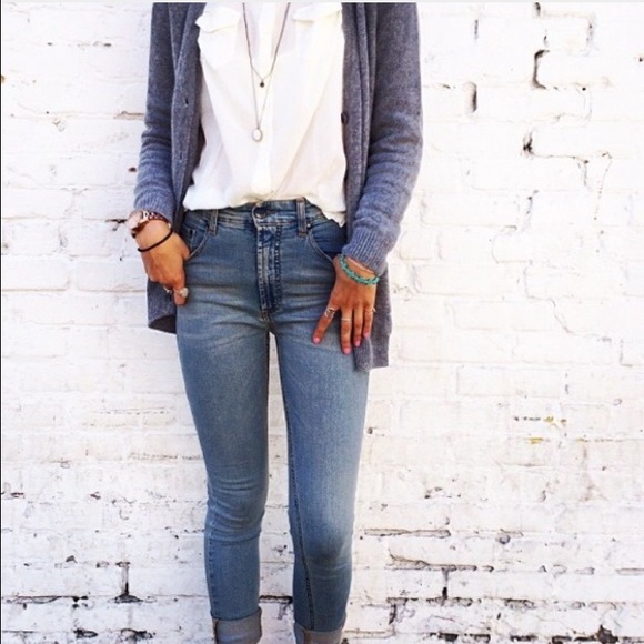 Brandy Melville high waisted denim jeans