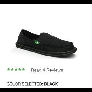 ISO black sanuk size 7