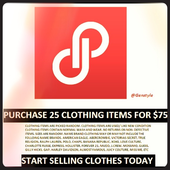 Start your closet today! 25 resale items for $75