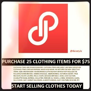 Start your closet today! 25 resale items for $75