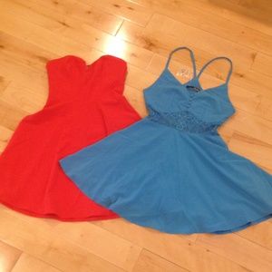 H&M dress (size 0) + Lulu's dress (xs) bundle NWT