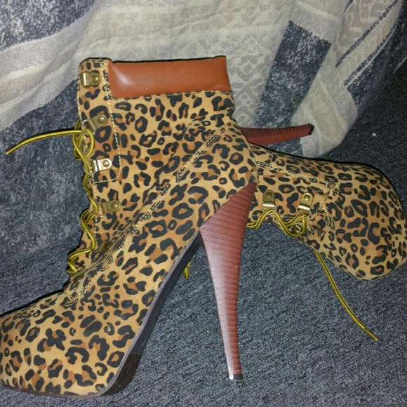 Leopard High Heels