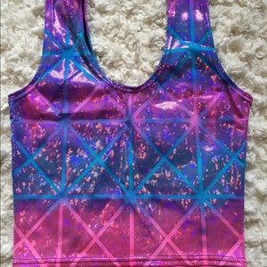 Little Black Diamond Crop Top