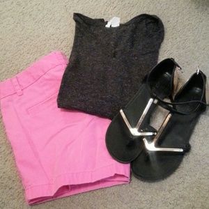 Hot Pink J. Crew Chino Shorts