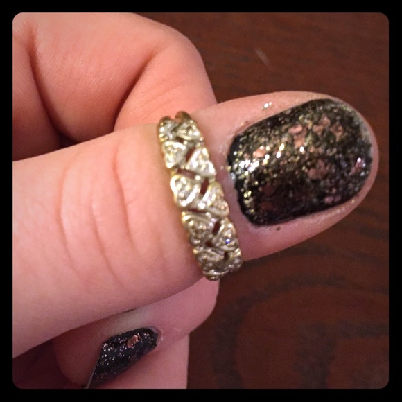 10k Gold Diamond Ring Size 6.5
