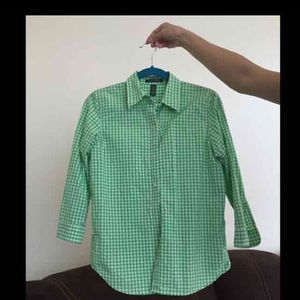 Ralph Lauren Green checkered shirt