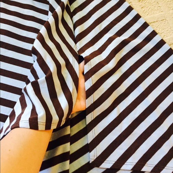 Medium black and gray cotton comfy skirt. - Picture 4 of 4